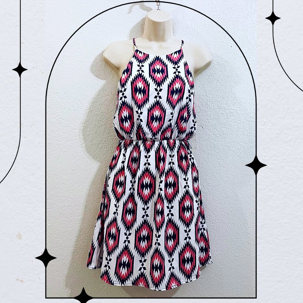 Charlotte Russe Elegant Geometric Dress XS
